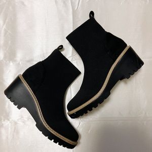 Wedge sock booties